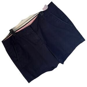 J Crew Navy Blue Chino Shorts Size 8